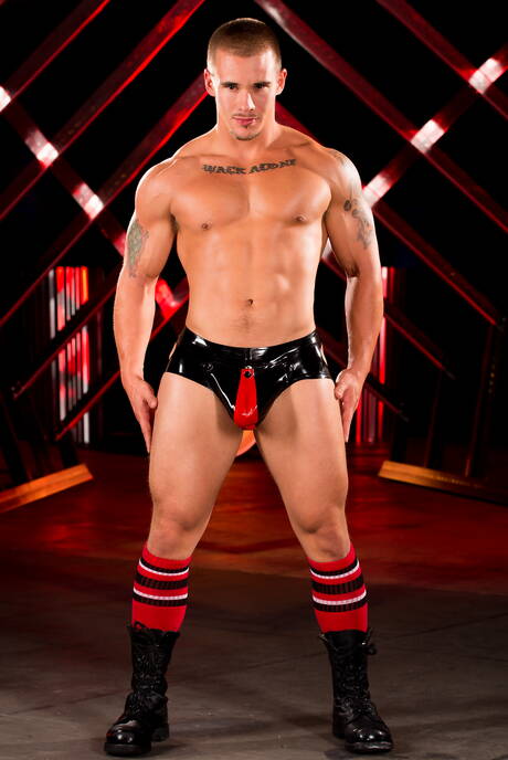 Hot american guys beefy Johnny Ryder and hunk Adam Bryant have a hot couple scene