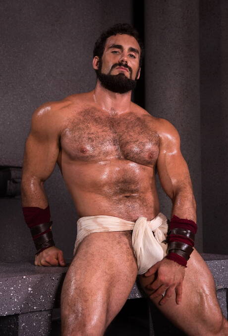 American gay bear Jaxton Wheeler and french mature bear Teddy Torres fuck after dick sucking