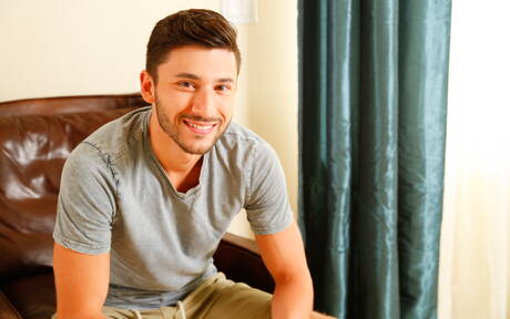 Sexy buddies Jimmy Clay, Scott Demarco and Allen Lucas have a hot 3some sex in the kitchen