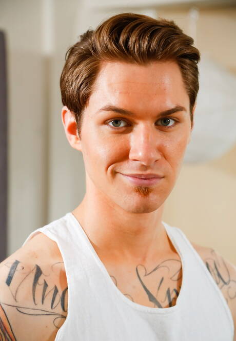 Two american boys hot twink Zak Bishop and superstud Casey More fuck ass after sucking cock