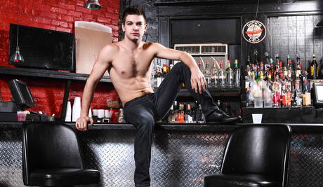 Two american dudes muscular Johnny Rapid and superstud Jake Ashford have a good sex