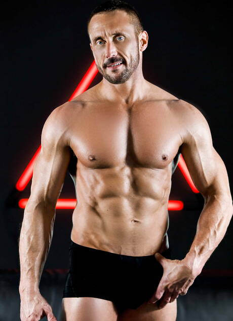 Hot americans, hunk Myles Landon and tough guy Aston Springs banged each other