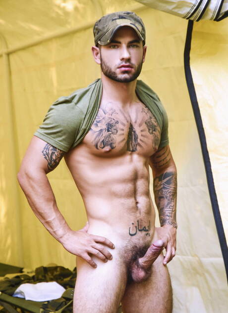 Damien, Brandon, Vadim, Blaze Austin having fun together outdoor