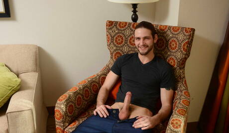 Hot american guys beefy Will Braun and otter Duncan Black fuck after blowjob