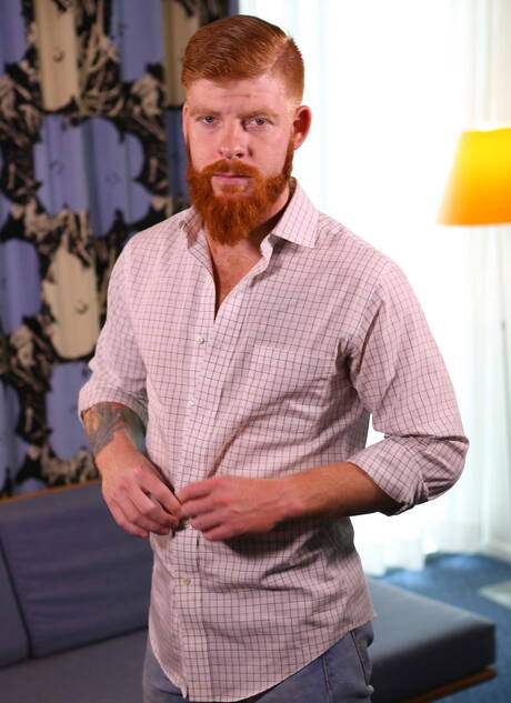 American husky guy Bennett Anthony and canadian muscular Christopher Daniels sucking and fucking each other outdoor