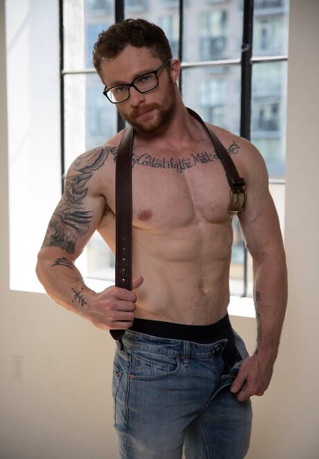 Pretty american guys beefcake Markie More and superstud Nathan Styles in hard anal sex