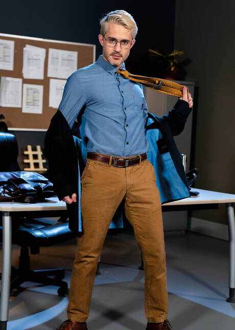 Hot americans, young boy Sherman Maus and hairy bear Josh Mikael licking ass and fisting