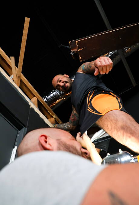 American otter Sean Harding and latin hot bear Julian Torres fuck ass after blowjob