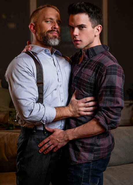 Pretty american guys superstud Dakota Payne and beefcake Dirk Caber have a hot couple scene