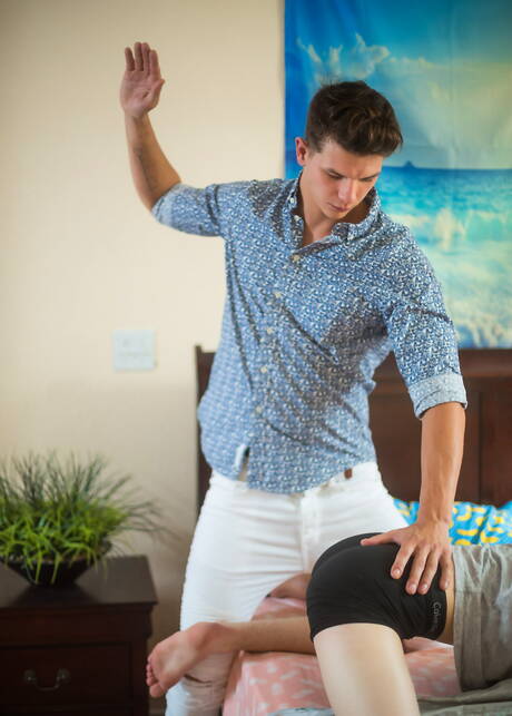 Pretty american boys young boy Riley Finch and twink Johnny Hands in hard spanking