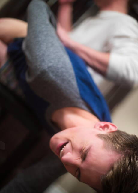 American hot twink Trevor Harris and strongman Josh Brady’s in hard spanking