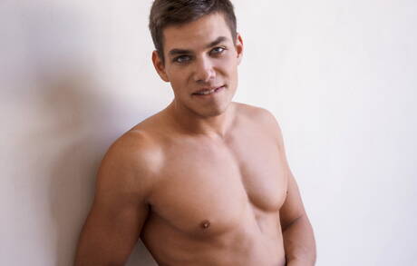 Young Czech gays kissing each other and sucking hard cocks