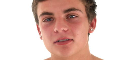 Young Hugh Bronson playing with dick