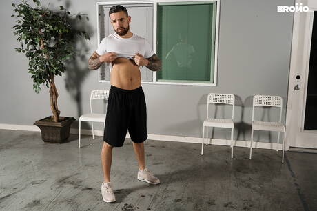 American beefy Pierce Paris and  Teo Carter sucking and fucking each other