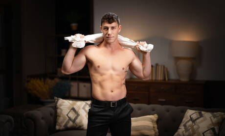 Hot americans, hunk Dante Colle and tough guy Paul Canon in hot ass bang