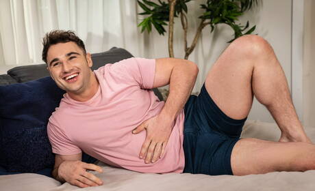 Horny buddies Michael Boston, Kyle and Luke Connors in hard threesome sex