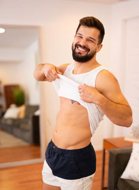 American hunky guy Brysen and  Shawn Brooks make a love