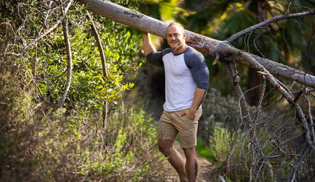 Superstud Brock and black hunk Xavier Zane fuck interracial ass after sucking cock outdoor