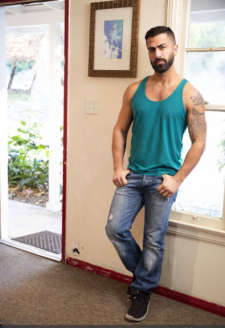 Nice american boys otter Adam Ramzi and beefcake Cayden Stone have a good anal sex