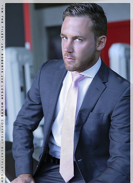 Slovak superstud Jay Roberts and dutch muscular Logan Moore have a good sex