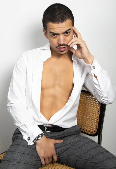 Well-built Dani Rivera and strongman Jonathan Miranda fuck ass after sucking