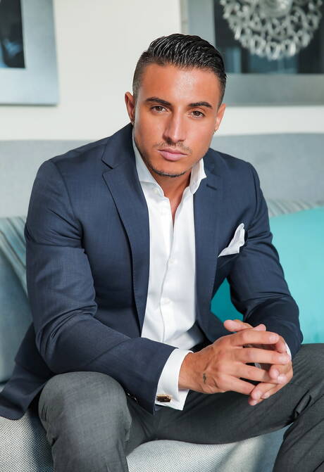 Attractive boy Johan Kane and gorgeous buddy Klein Kerr in hot anal sex