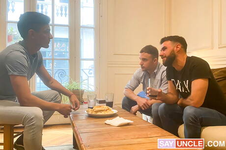 Nasty guys Jonas Matt, Felipe and Rodrigo El Santo sucking and fucking each other