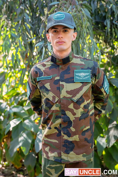 Hot buddies Frank Bauer, Sly Conan and Cecil Rose have a hot threesome sex outside