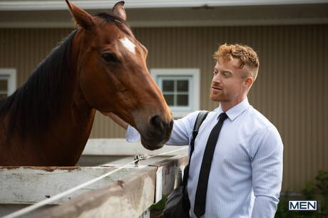 Nice american buddies bull Chuck Conrad and bodybuilder Tim James banged each other outside